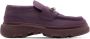 Burberry Creeper Clamp barbed-wire suede loafers Purple - Thumbnail 1