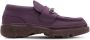 Burberry Creeper Clamp suede loafers Purple - Thumbnail 1