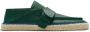 Burberry Deck leather espadrilles Green - Thumbnail 1