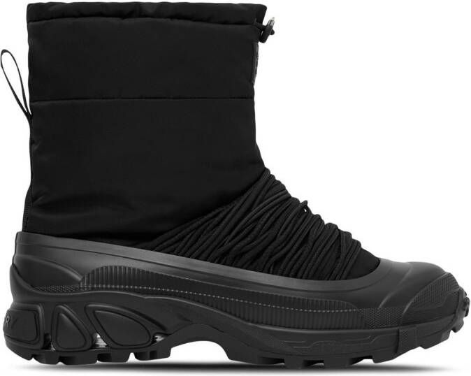 Burberry ECONYL cord detail boots Black