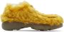 Burberry Equestrian Knight shearling derby shoes Yellow - Thumbnail 1