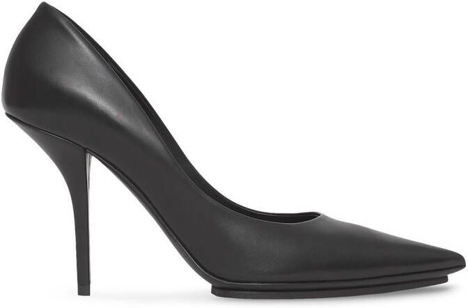 Burberry eyelet-detail pointed toe pumps Black