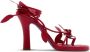 Burberry Ivy Flora 105mm leather sandals​ Red - Thumbnail 1