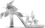 Burberry Ivy Flora 105mm leather sandals Silver - Thumbnail 1