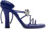 Burberry Ivy Shield strappy sandals Blue - Thumbnail 1