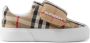 Burberry Kids James check-pattern touch-strap sneakers Neutrals - Thumbnail 1