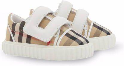 Burberry Kids Vintage-Check sneakers Neutrals