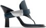 Burberry leather Bay sandals Blue - Thumbnail 1