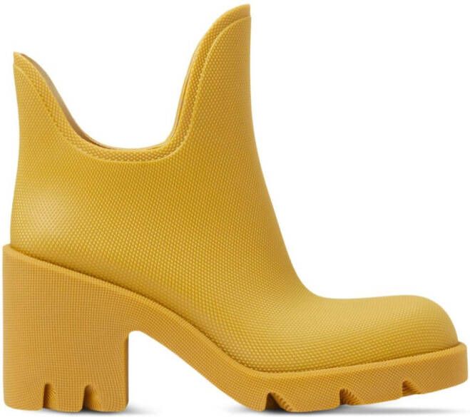 Burberry Marsh ankle rubber boots Yellow