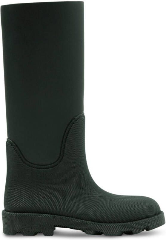 Burberry Marsh calf-length rain boots Green