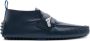 Burberry Motor leather loafers Blue - Thumbnail 1