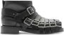 Burberry multi-strap leather boots Black - Thumbnail 1