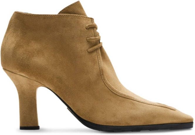 Burberry Storm 85mm suede ankle boots Neutrals