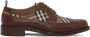 Burberry Vintage Check leather Derby shoes Brown - Thumbnail 1
