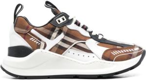 Burberry Vintage check low-top sneakers Brown