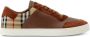 Burberry Vintage Check panelled sneakers Brown - Thumbnail 1
