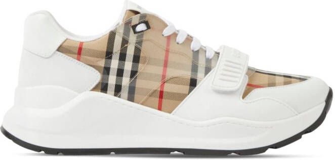Burberry Vintage check-pattern sneakers White