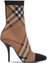 Burberry Vintage Check sock boots Brown - Thumbnail 1