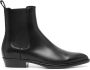 Buttero 30mm leather ankle boots Black - Thumbnail 1