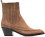 Buttero 50mm suede Chelsea boots Brown - Thumbnail 1