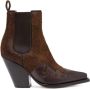 Buttero 90mm leather boots Brown - Thumbnail 1
