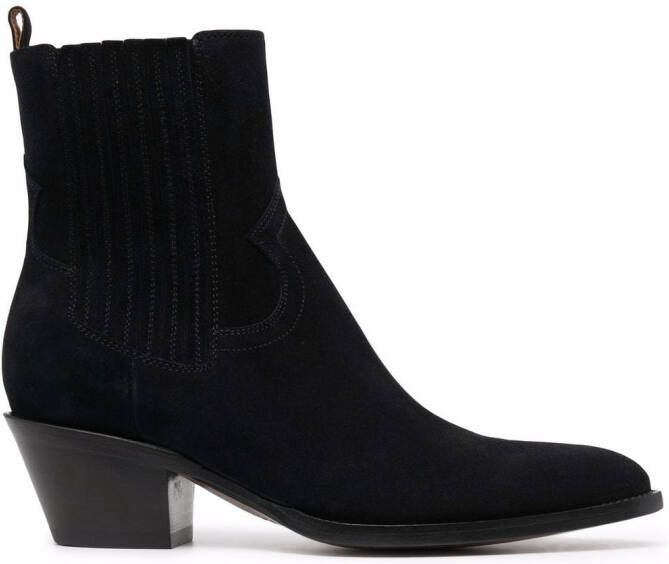 Buttero block-heel ankle boots Black