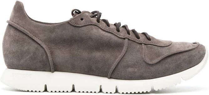 Buttero Carrera low-top leather sneakers Neutrals