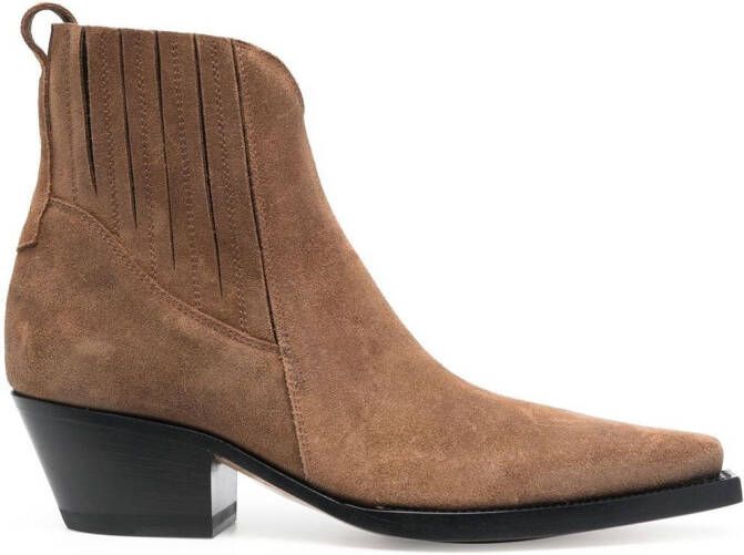 Buttero Cowboy ankle boots Brown
