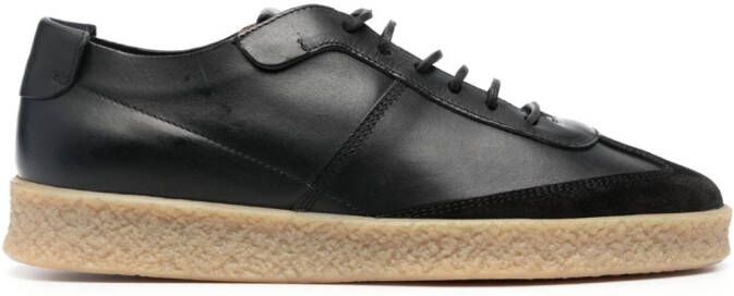 Buttero Crespo low-top leather sneakers Black