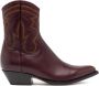 Buttero Flee Western-style leather boots Red - Thumbnail 1