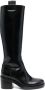 Buttero leather 65mm long boots Black - Thumbnail 1