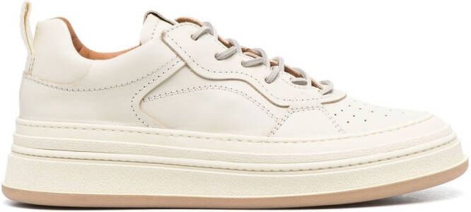 Buttero leather low-top sneakers Neutrals