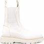 Buttero panelled leather Chelsea boots White - Thumbnail 1