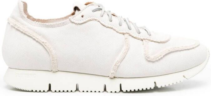 Buttero raw-cut edge low-top sneakers White