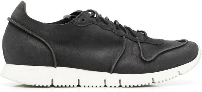 Buttero seam-detail lace-up sneakers Black