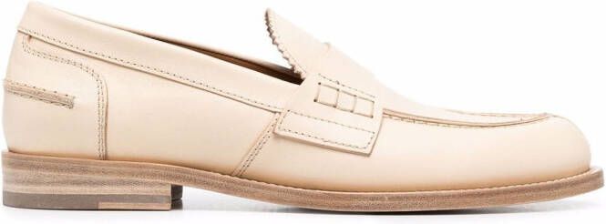 Buttero shark tooth-tongue loafers Neutrals