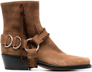 Buttero suede ankle boots Brown