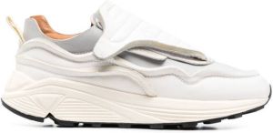 Buttero Vara panelled touch-strap sneakers White