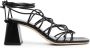 BY FAR Alexander 70mm strappy sandals Black - Thumbnail 1