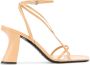 BY FAR curved heel sandals Neutrals - Thumbnail 1