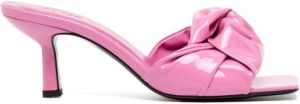 BY FAR Lana 65mm mule sandals Pink