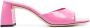 BY FAR Michele 70mm patent-leather mules Pink - Thumbnail 1