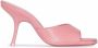 BY FAR Mora 90mm leather mules Pink - Thumbnail 1