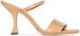 BY FAR Nayla 85mm leather sandals Neutrals - Thumbnail 1
