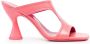 BY FAR open toe 95mm heeled mules Pink - Thumbnail 1