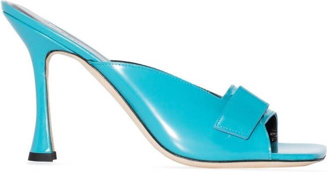 BY FAR open-toe stiletto-heel sandals Blue