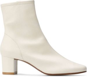 BY FAR Sofia ankle boots White