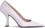 BY FAR Viva 90mm patent-leather pumps Pink - Thumbnail 1