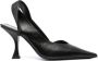 BY FAR Yasha 90mm twist-detail pumps Black - Thumbnail 1