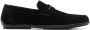 Calvin Klein almond-toe suede loafers Black - Thumbnail 1